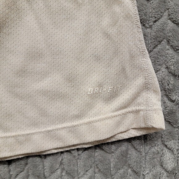 V80 Nike Running Racerback Tank‎ Top Micromesh Womens Medium 523311 Tan Beige - Picture 11 of 12